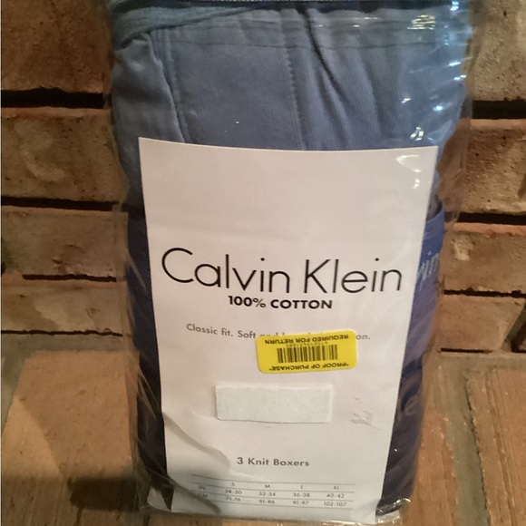 Calvin Klein Other - NWT MENS M SET OF 3 CALVIN KLEIN KNIT BOXERS